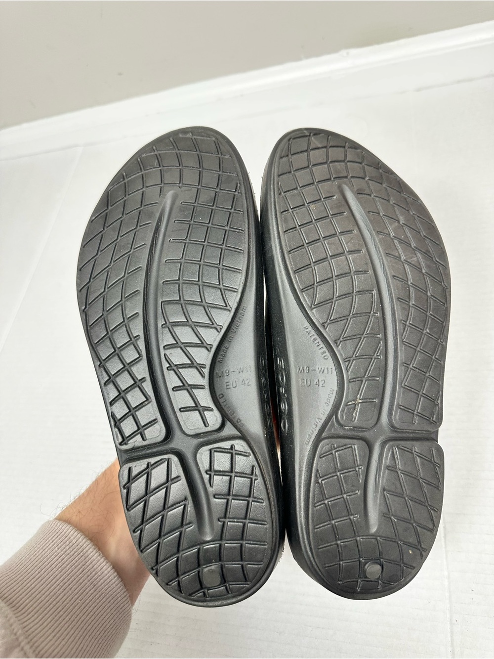 OOFOS OOahh SLIDE UNISEX Slip-On Slide Sandals - Cushioned Comfort Size 9.0 - Picture 7 of 11